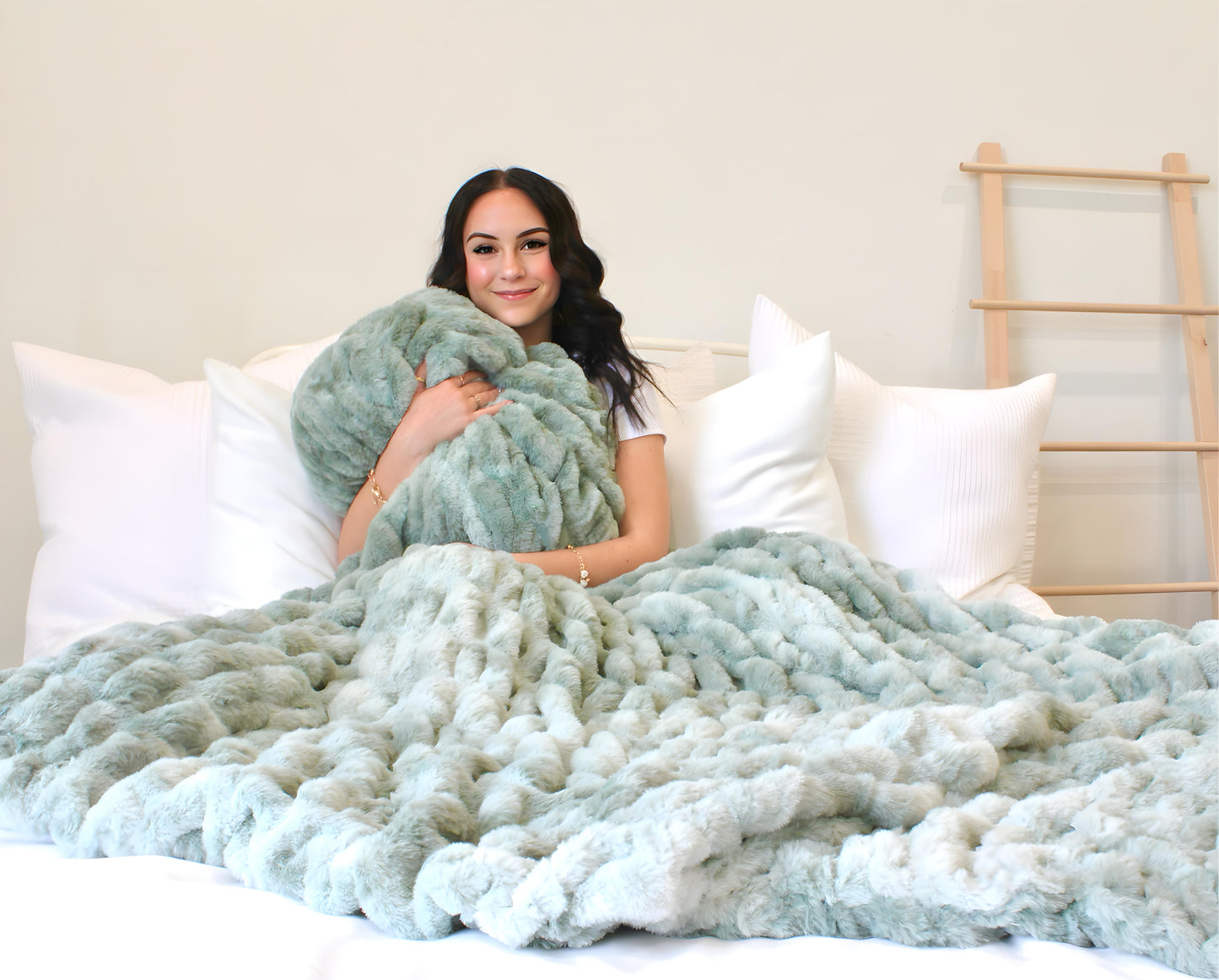 Marble Green Blanket