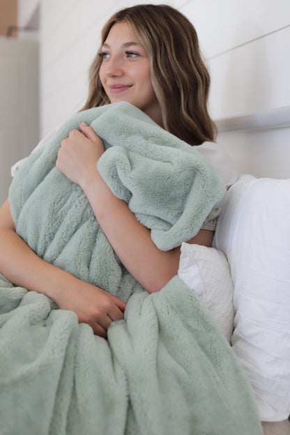 Eucalyptus Green Blanket