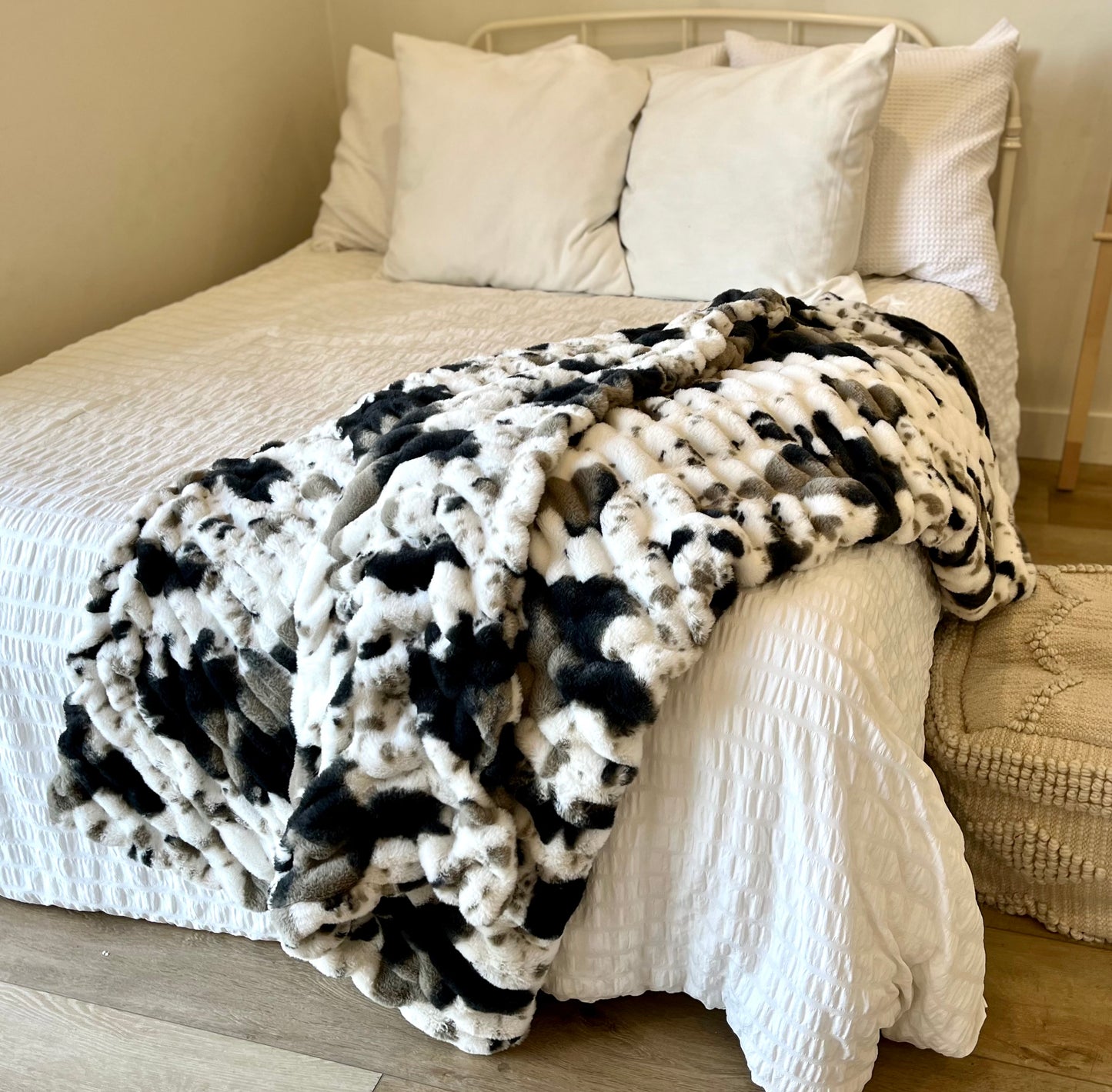 Black Cow Blanket