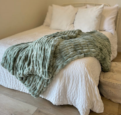 Marble Green Blanket