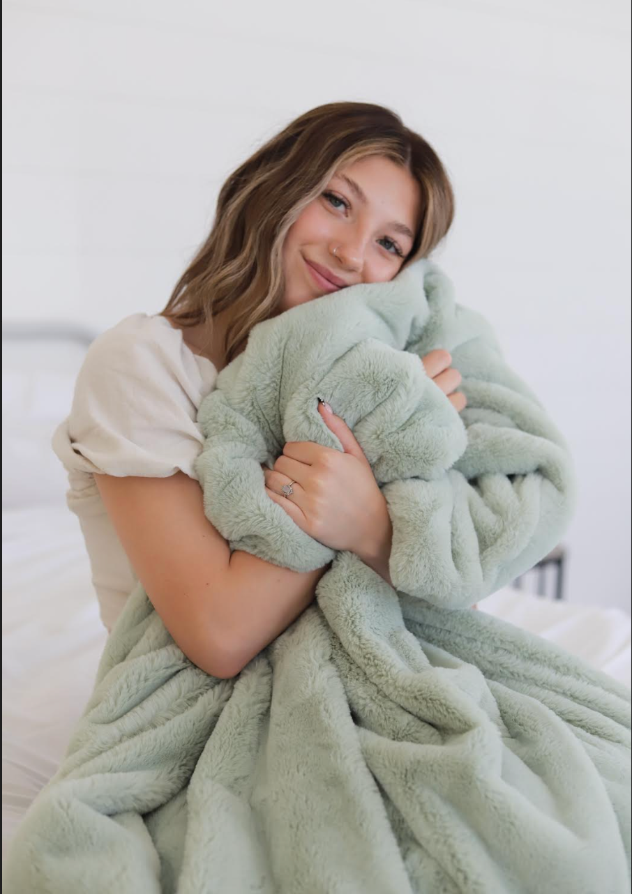 Eucalyptus Green Blanket