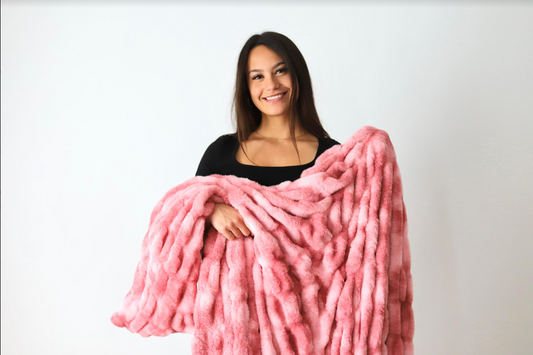 Bubble Gum Pink Blanket