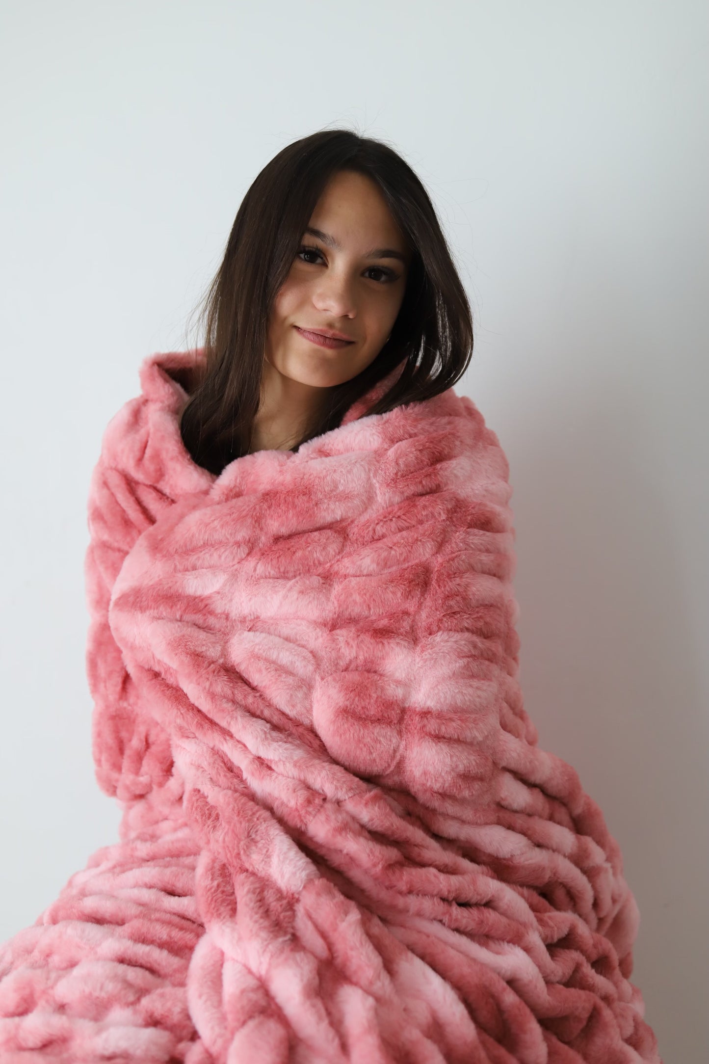 Bubble Gum Pink Blanket